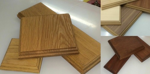 Wood display bases - bases,, plaques
