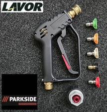 1/4" Parkside Lavor Pressure Washer Gun 5 Fan Nozzle M22 14mm 1/4″ QUICK Release