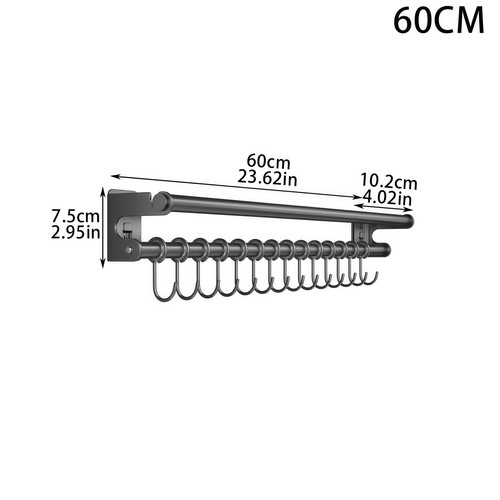Kitchen utensil hanging rail - utensil,