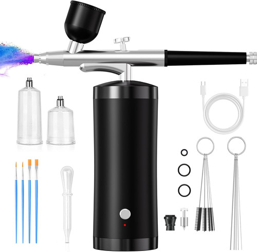 Airbrush kit with compressor - with,