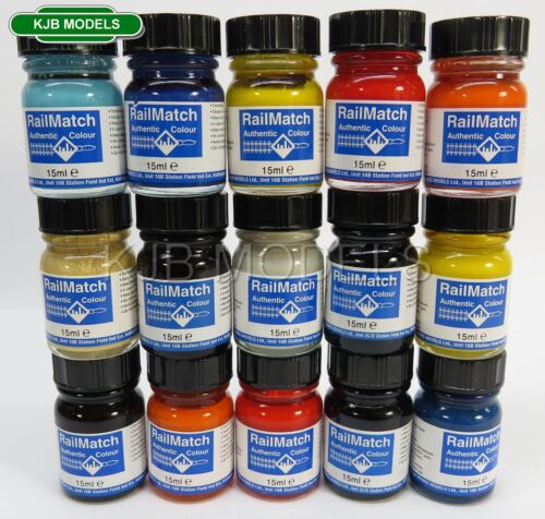 Railmatch 15ml enamel paints - 15ml,