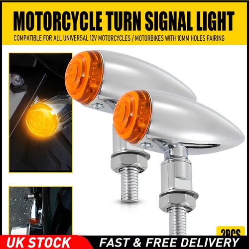 2pcs chrome motorcycle front - 2pcs,