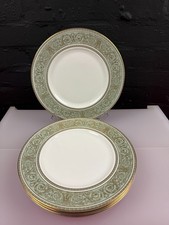 6 Royal Doulton English Renaissance H4972 Dinner Plates 10.75" 2 Sets Available