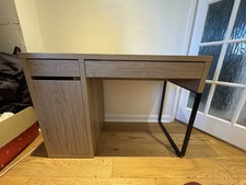 IKEA Micke Oak Effect Desk 105cm x 50cm x 75cm