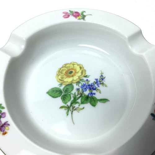 Meissen gilded porcelain rose - gilded, porcelain,