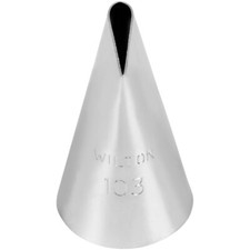 WILTON 103 Petal piping nozzle