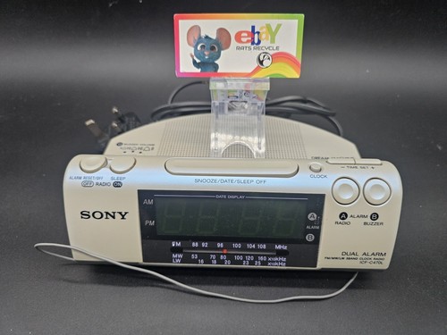 Vintage clock radio - vintage, sony