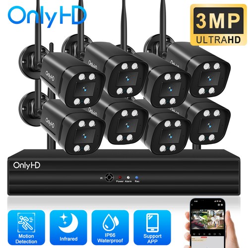 3mp 8ch hdmi nvr wireless - 4/8ch,