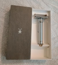 MÜHLE R89 Chrome Closed Comb DE Double Edge Safety Razor (3) NEW !!