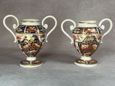 A PAIR of c1820 Derby Red Mark