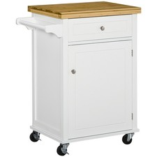 HOMCOM Rolling Kitchen Cart