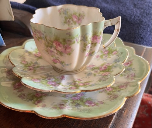Wileman foley trio cup saucer - trio,