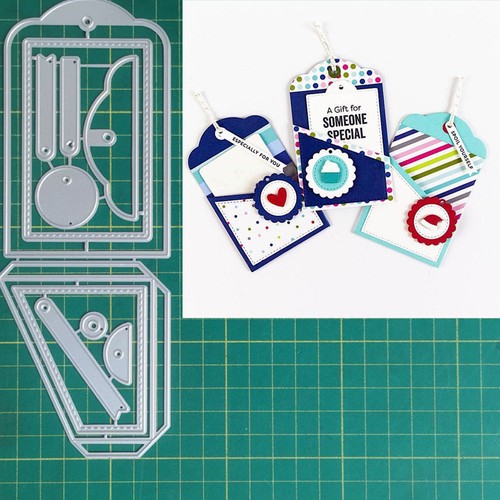 Tag pocket metal cutting dies - tag,