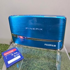 FUJIFILM FINEPIX Z70 blue 12.2MP Digital Camera Working With Dead Pixel Cluster