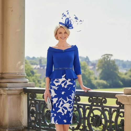 Gino cerruti dress cobalt 3158 - gino,