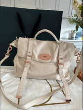 Mulberry Alexa Bag, Ivory, Bufallo Leather, Great condition, Rose Gold Hardware