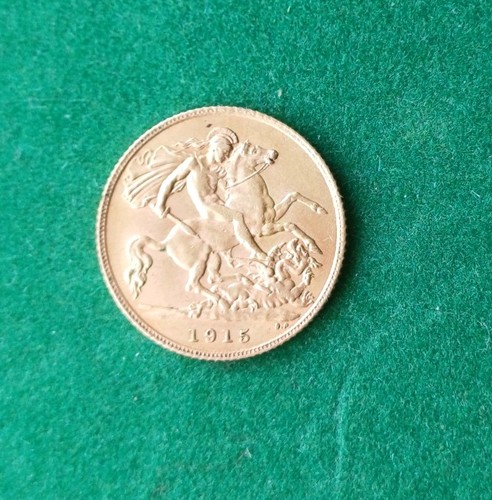 1915 king george gold - king, v