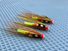 Salmon Flies - 3x Gold Body