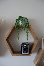 3 x Hexagon Honeycomb Shelf (Floating Shelves, Handmade, rustic, reclaimed)