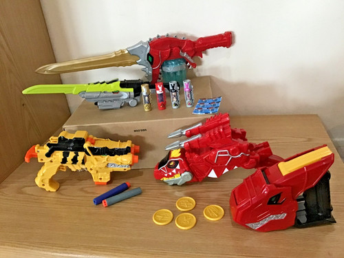 Bundle power rangers dino - dx,