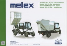 Melex 391 N.Car truck (made in Poland) _2018 brochure / brochure 