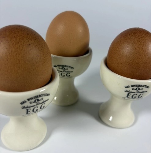 Mrs winterbottom egg cups - mrs, x