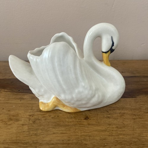Sylvac ceramic swan posy - sylvac,