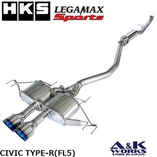 HKS 31021-AH005 LEGAMAX SPORTS MUFFLER Exhaust system for HONDA CIVIC TYPE-R FL5