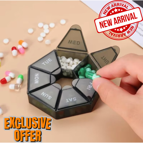 Weekly daily pill box - weekly,