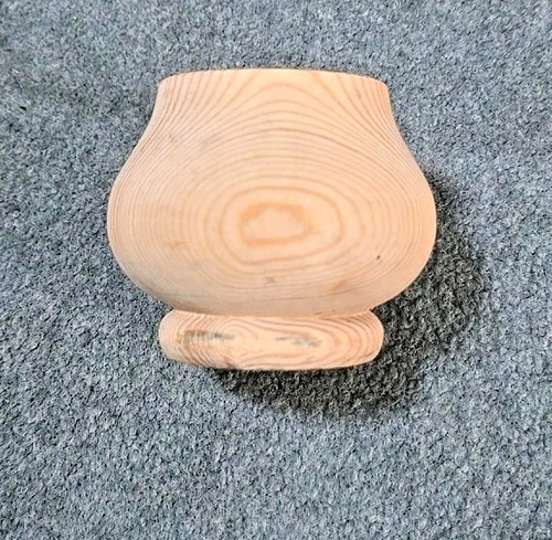 Large wooden pine - wooden, moulded