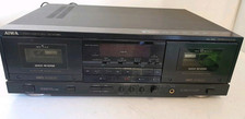 Aiwa AD-WX 888. Dual Cassette Player. Needs New Belts. Faulty
