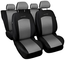 Car seat covers full set fit Suzuki Ignis - silver/black sport style