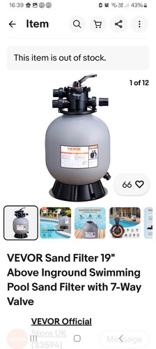 Sand filter pump - filter,