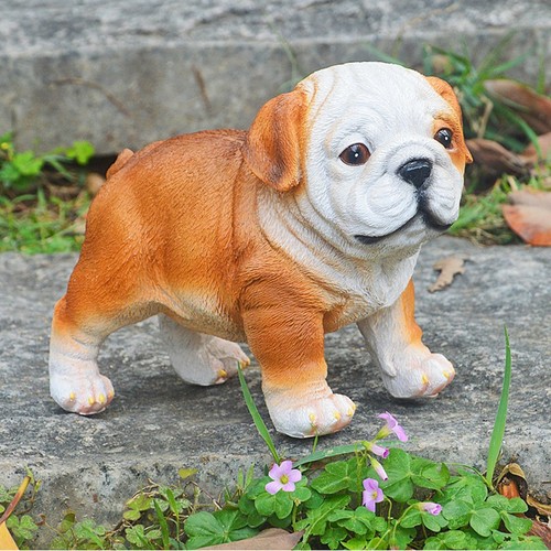 Lifelike english bulldog puppy - english,
