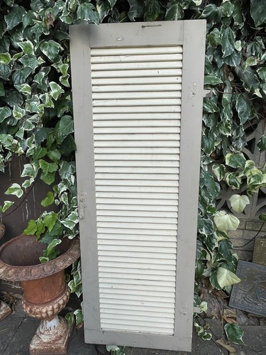 Vintage beige french shutter - french,