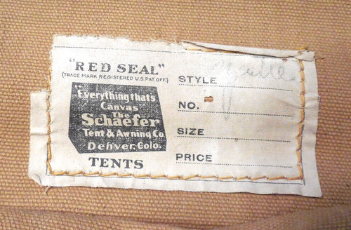 Schaefer tent awning red - schaefer, &
