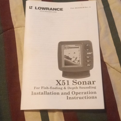 Lowrance x51 sonar - lowrance,