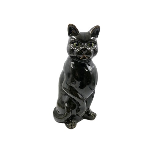 Large vintage black glazed - large,