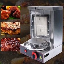 LPG Gas Shawarma Grill Machine D?ner Machine D?ner Grill Gyros Grill Stainless Steel DHL