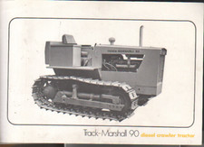 Track-Marshall "90" Crawler Tractor Brochure Leaflet