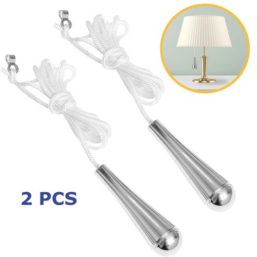 2pcs bathroom light pull cord - 2pcs,