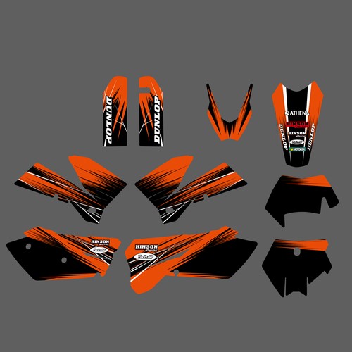 Graphics decals kit for ktm - graphics,
