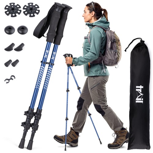 Trail telescopic walking poles - trail,