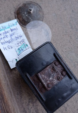 ORIGINAL OLD HEAD LIGHT FOR BICYCLE BACKELITE 30s  OR 40s FANALE