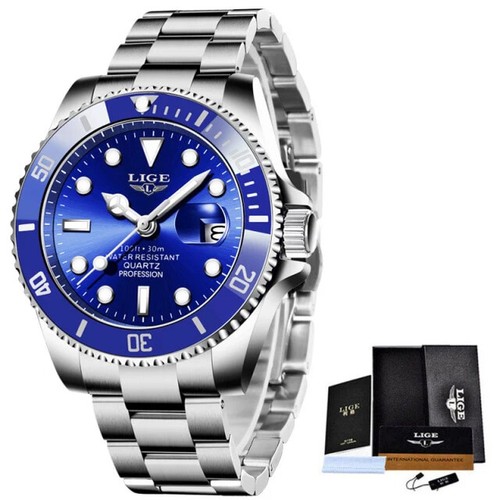 Lige mens diver wristwatch - mens,