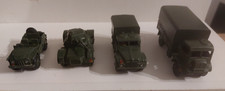 Vintage Dinky Toys Military  x4 Job Lot no  2 in good condition .