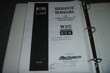 Allied W3C Power Controlled Tractor Winch Oil Brake SCH Service Repair Manual xz