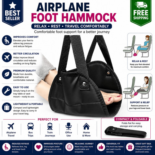 Airplane footrest adjustable - airplane,