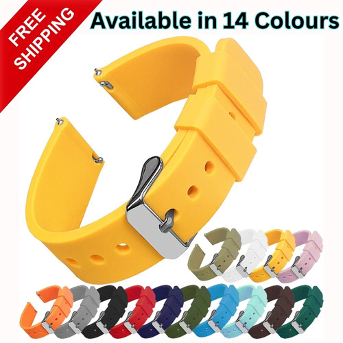 Silicone rubber watch strap - silicone,