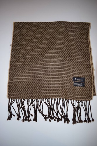 Aquascutum scarf wool brown - aquascutum,